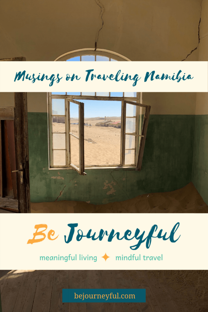 Traveling Namibia in Kolmanskop